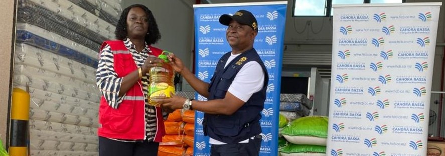 HCB apoia vítimas das inundações com bens essenciais e meios aéreos ao INGD